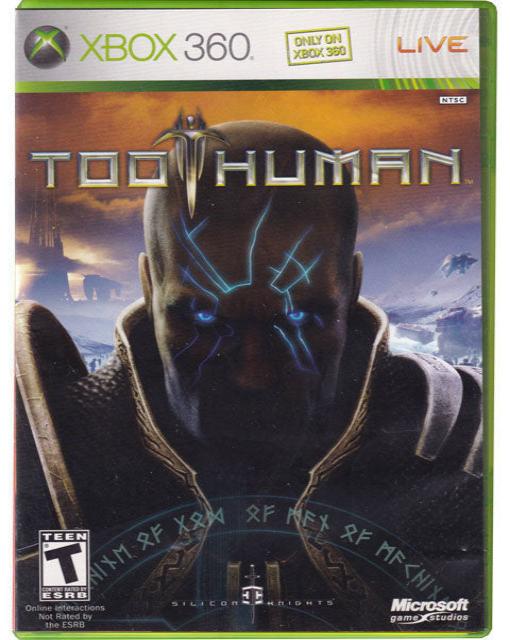 Too Human Xbox 360 Video Game 882224355261