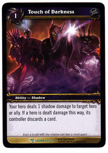 Touch Of Darkness 77 March Of The Legion World Of Warcraft Trading Card