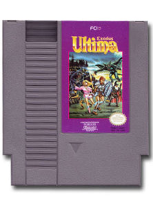 Ultima Exodus Nintendo Entertainment system NES Video Game Cartridge For Sale.