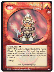 Valkan Magi Nation First Edition Base Set Trading Cards