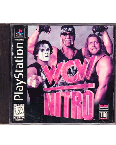 WCW Nitro Playstation Original Video Game
