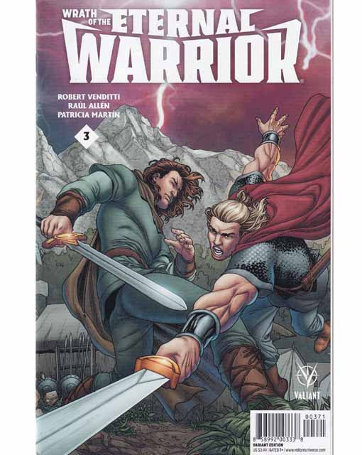 Wrath Of The Eternal Warrior Issue 3 Valiant Comics Back Issues 858992003338