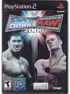 WWE Smackdown VS Raw 2006 PlayStation 2 PS2 Video Game