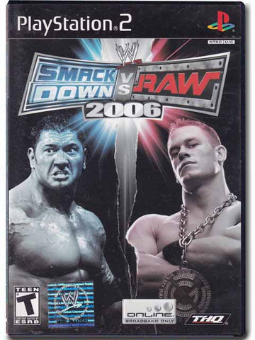 WWE Smackdown VS Raw 2006 PlayStation 2 PS2 Video Game