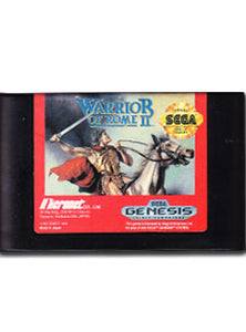 Warrior Of Rome 2 Sega Genesis Video Game Cartridge