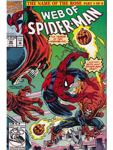 Web Of Spider-Man Issue 86 Marvel Comics Back Issues