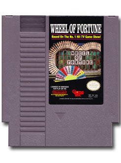 Wheel Of Fortune Nintendo Entertainment system NES Video Game Cartridge For Sale.