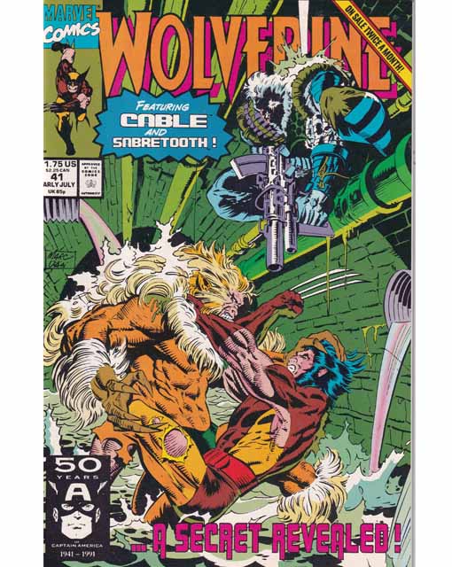 Wolverine Issue 41 Marvel Comics Back Issues