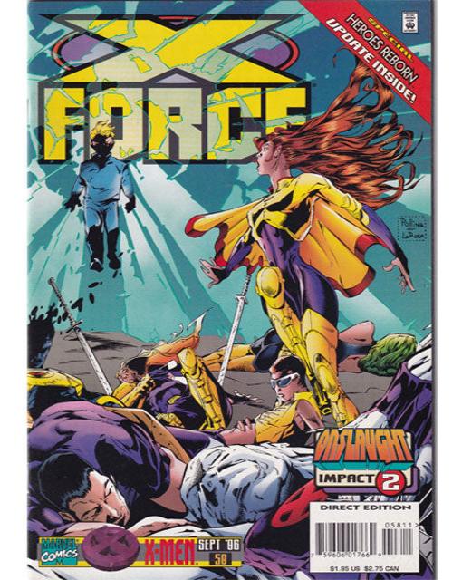 X-Force Issue 58 Marvel Comics Back Issues 071486017660
