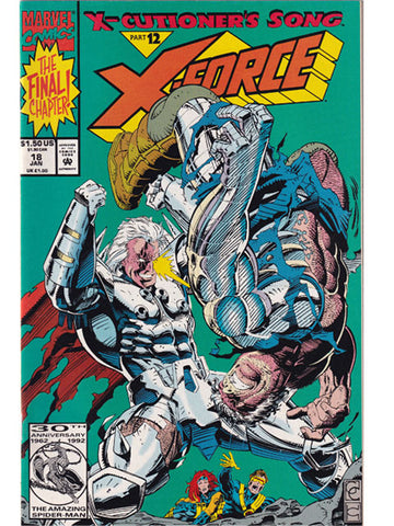 X-Force Issue 18 Marvel Comics Back Issues 071486017660