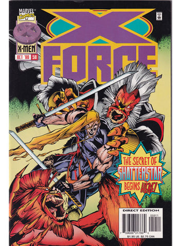 X-Force Issue 59 Marvel Comics Back Issues