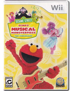 Sesame Street Elmo's Musical Monsterpice Nintendo Wii Video Game 883929242610