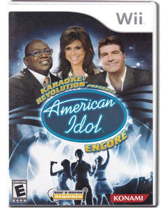 Karaoke Revolution Presents American Idol Encore Nintendo Wii Video Game