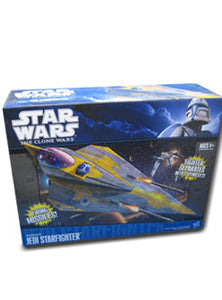 Anakin's Jedi Starfighter Star Wars The Clone Wars Action Figure Vehicle