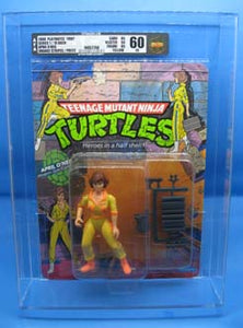 April O'Niel Orange Stripe Teenage Mutant Ninja Turtles Playmates Graded Carded Action Figure
