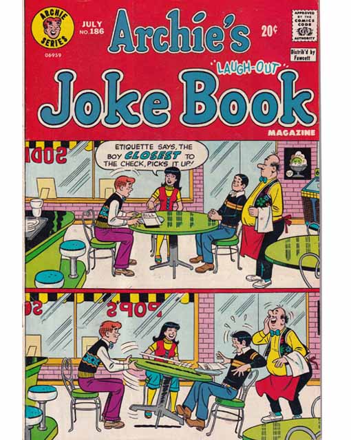 Archie's Joke Book Issue 186 Archie Comics Back Issues