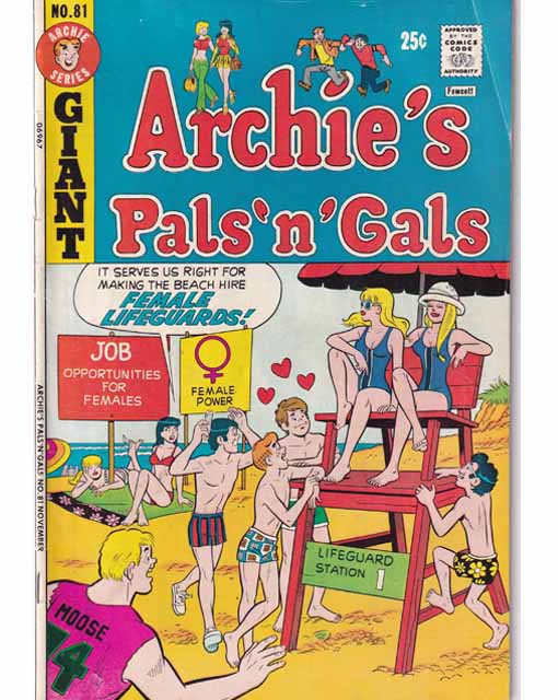 Archie's Pals 'N' Gals Issue 81 Archie Comics Back Issues