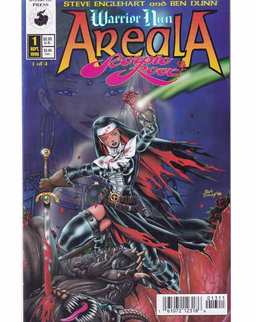 Warrior Nun Areala Scorpio Rose Issue 1 Antarctic Press Comics Back Issues 161072123186