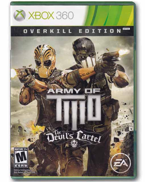 Army Of Two Overkill Edition Xbox 360 Video Game 014633197198