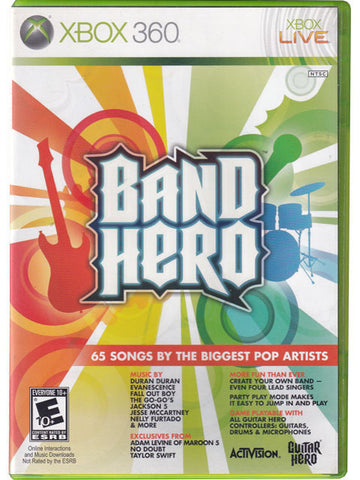 Band Hero Xbox 360 Video Game