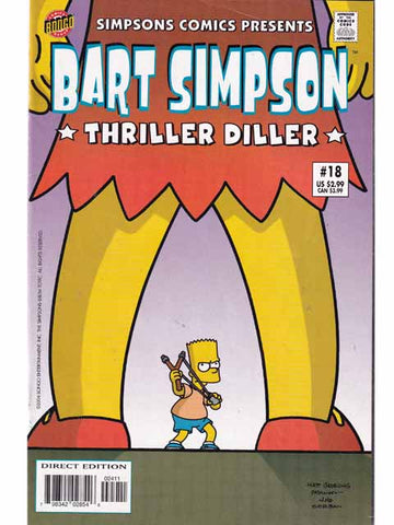 Bart Simpson Issue 18 Bongo Comics Group Back Issues 798342028546