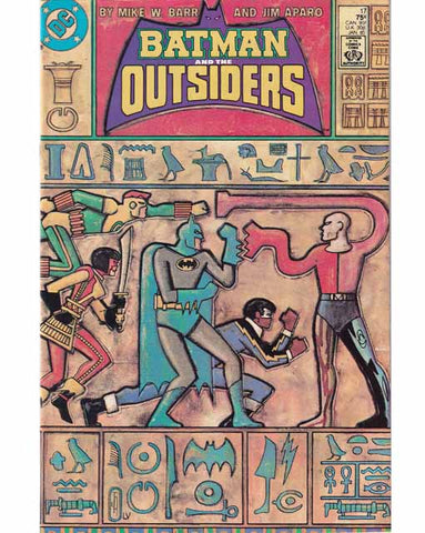 Batman And The Outsiders Issue 17 DC Comics Back Issues 070989311220
