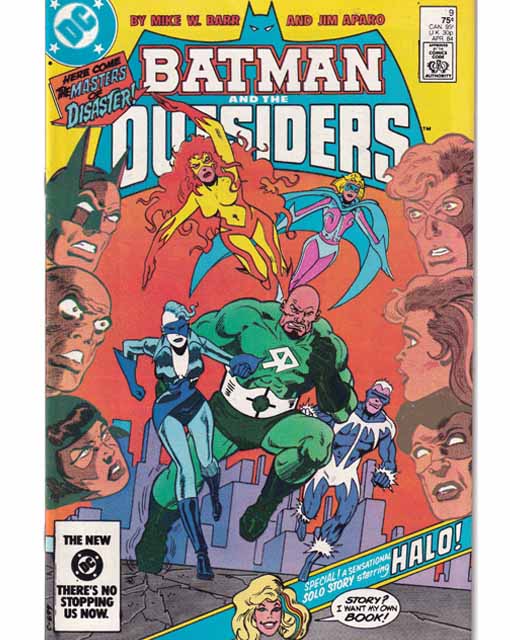 Batman And The Outsiders Issue 9 DC Comics Back Issues 070989311220