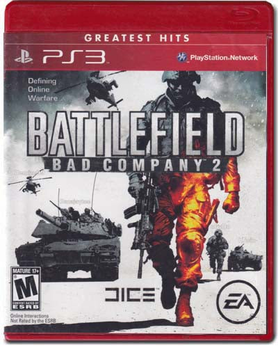 Battlefield Bad Company 2 Greatest Hits Edition Playstation 3 PS3 Video Game