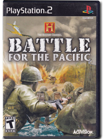 History Channel Battle For The Pacific PlayStation 2 PS2 Video Game
