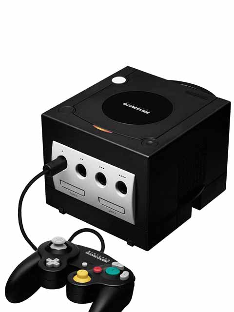 Black Game Cube Nintendo Video Game Console 0689192473641
