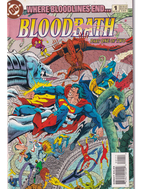 Bloodbath Issue 1 Of  2 DC Comics Back Issues