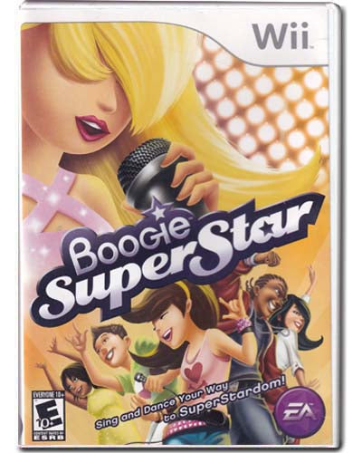 Boogie Super Star Nintendo Wii Video Game 014633158243