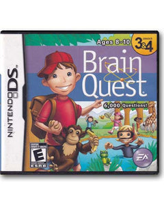 Brain Quest Grades 3 And 4 Nintendo DS Video Game 014633191196
