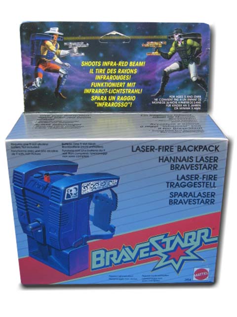 Brave Starr Laser-Fire Backpack Mattel Action Figure Accessory