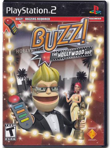 Buzz! The Hollywood Quiz PlayStation 2 PS2 Video Game