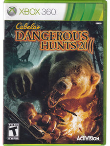Cabela's Dangerous Hunts 2011 Xbox 360 Video Game