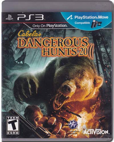 Cabela's Dangerous Hunts 2011 Playstation 3 PS3 Video Game
