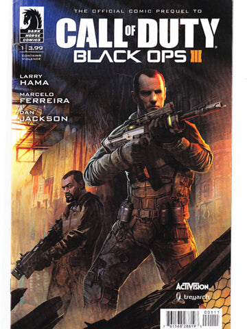 Call Of Duty Black Ops 3 Issue 1 Dark Horse Comics Back Issues