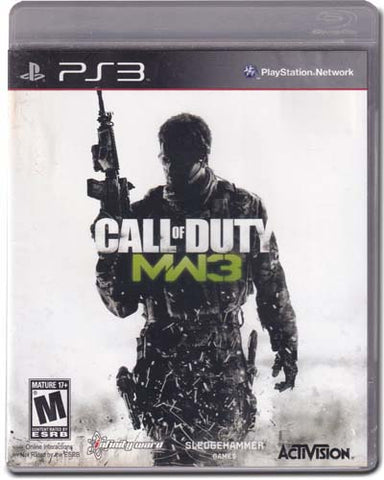 Call Of Duty Modern Warfare 3 Playstation 3 PS3 Video Game 047875842052