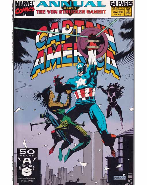 Captain America Annual Issue 10 Vol 1 Marvel Comics Back Issues