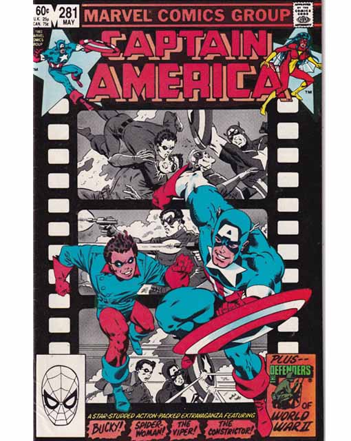 Captain America Issue 281 Vol 1 Marvel Comics Back Issues