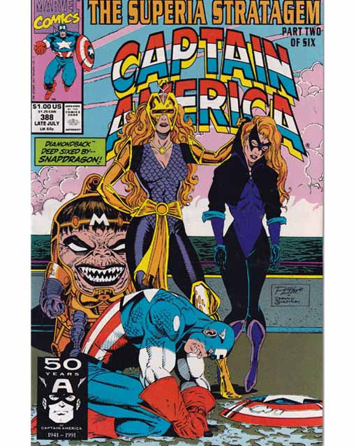 Captain America Issue 388 Vol 1 Marvel Comics Back Issues