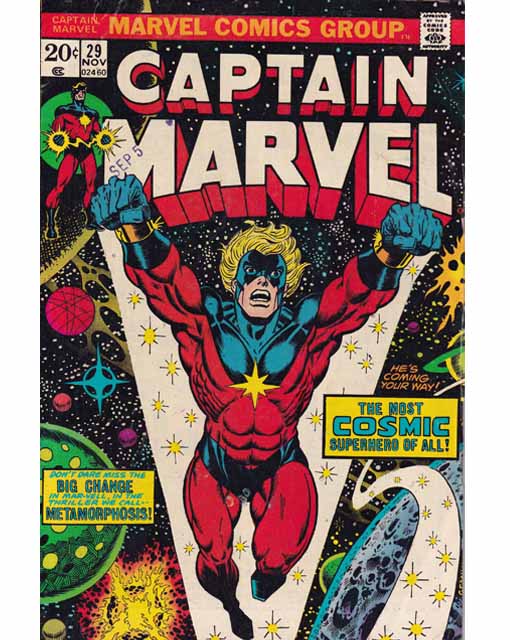 Captain Marvel Issue 29 Vol 1 Marvel Comics Back Issues