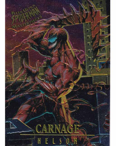 Carnage Limited Edition Card 2 Of 9 Ultra Spider-Man 1995 Fleer Marvel Masterpieces Trading Card TCG
