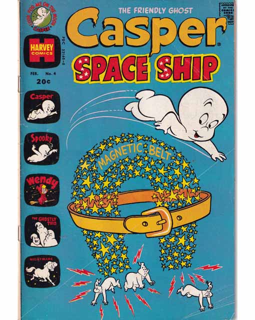 Casper Space Ship Issue 4 Harvey Comics Back Issues