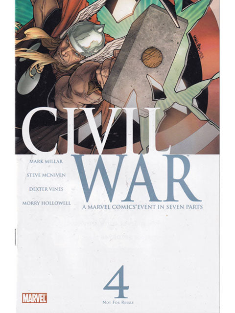 Civil War Issue 4 Marvel Comics Back Issues