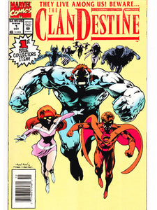 Clan Destine Issue 1 Hologram Cover Marvel Comics Back Issues