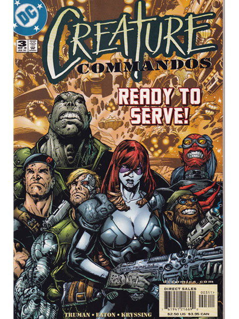 Creature Commandos Issue 3 Of 8 DC Comics Back Issues