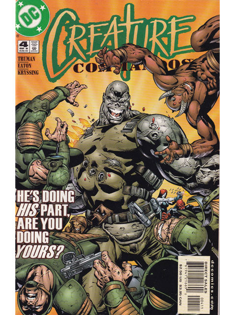 Creature Commandos Issue 4 Of 8 DC Comics Back Issues