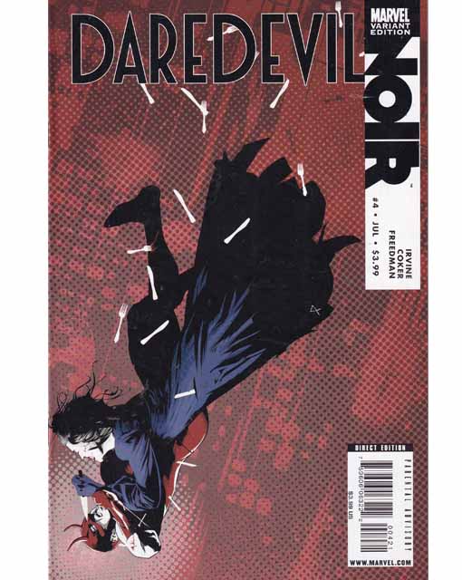 Daredevil Noir Variant Edition Issue 4 Marvel Comics Back Issues 759606063222